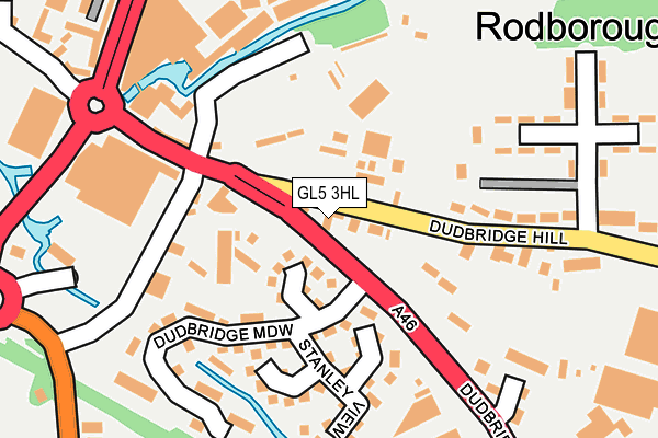 GL5 3HL map - OS OpenMap – Local (Ordnance Survey)