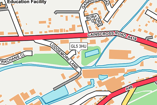 GL5 3HU map - OS OpenMap – Local (Ordnance Survey)