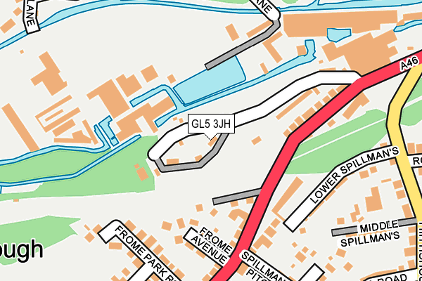 GL5 3JH map - OS OpenMap – Local (Ordnance Survey)