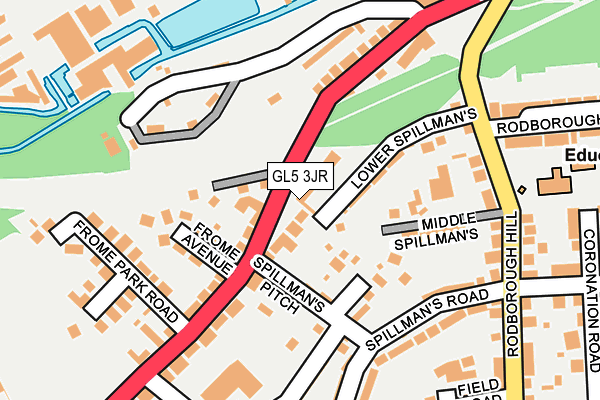 GL5 3JR map - OS OpenMap – Local (Ordnance Survey)