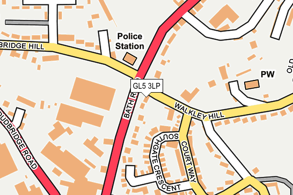 GL5 3LP map - OS OpenMap – Local (Ordnance Survey)