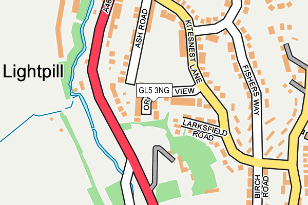 GL5 3NG map - OS OpenMap – Local (Ordnance Survey)