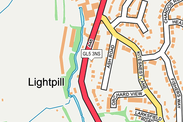 GL5 3NS map - OS OpenMap – Local (Ordnance Survey)