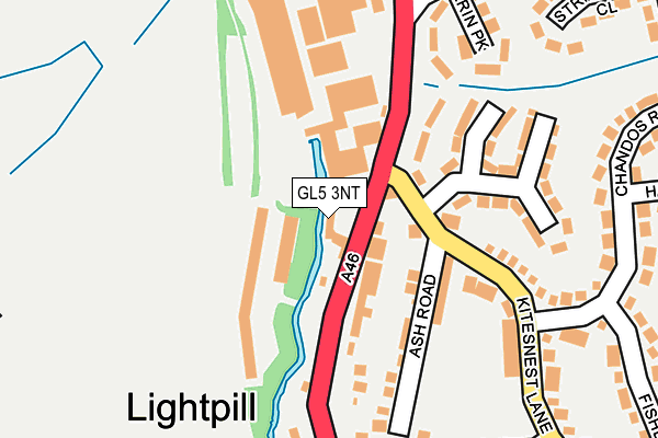 GL5 3NT map - OS OpenMap – Local (Ordnance Survey)