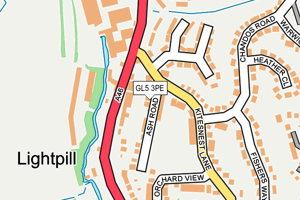 GL5 3PE map - OS OpenMap – Local (Ordnance Survey)