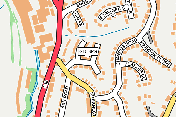 GL5 3PG map - OS OpenMap – Local (Ordnance Survey)