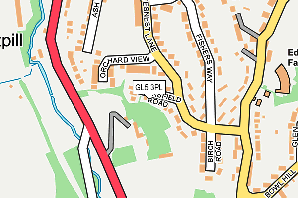 Map of KEPROS LTD at local scale