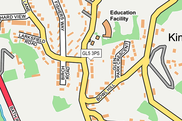 GL5 3PS map - OS OpenMap – Local (Ordnance Survey)