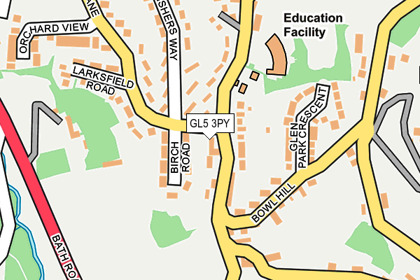 GL5 3PY map - OS OpenMap – Local (Ordnance Survey)