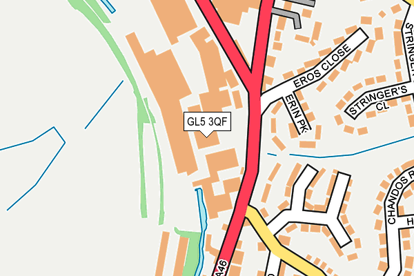 GL5 3QF map - OS OpenMap – Local (Ordnance Survey)