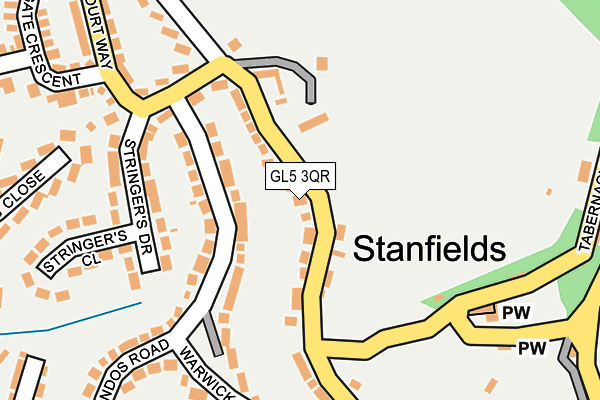 GL5 3QR map - OS OpenMap – Local (Ordnance Survey)