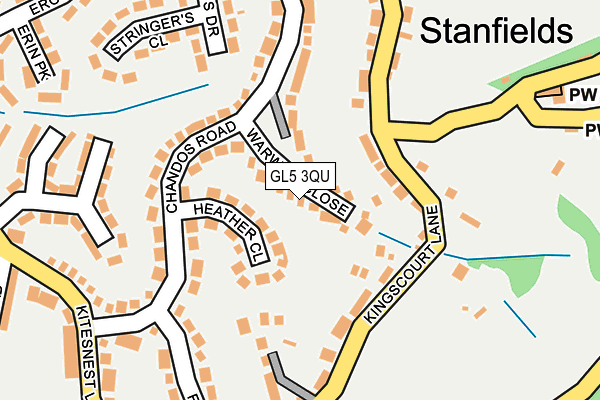 GL5 3QU map - OS OpenMap – Local (Ordnance Survey)