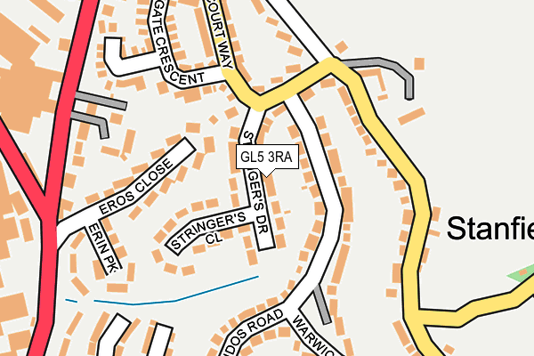 GL5 3RA map - OS OpenMap – Local (Ordnance Survey)