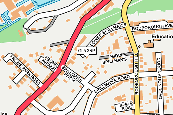 GL5 3RP map - OS OpenMap – Local (Ordnance Survey)