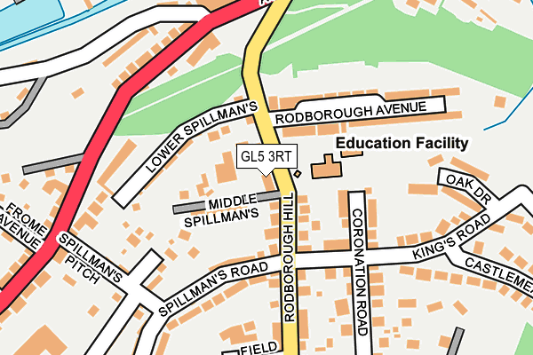 GL5 3RT map - OS OpenMap – Local (Ordnance Survey)