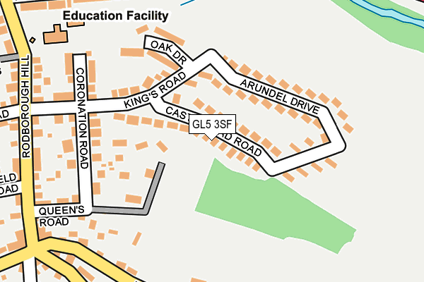 GL5 3SF map - OS OpenMap – Local (Ordnance Survey)