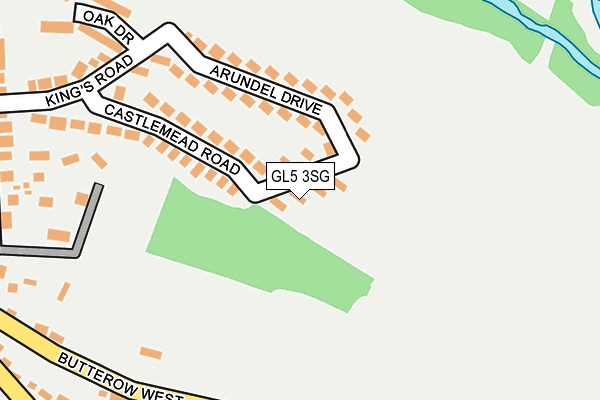 GL5 3SG map - OS OpenMap – Local (Ordnance Survey)
