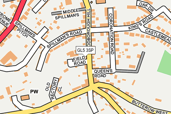 GL5 3SP map - OS OpenMap – Local (Ordnance Survey)