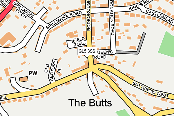 Map of THE SCHOOL OF HOMEOPATHY LIMITED at local scale