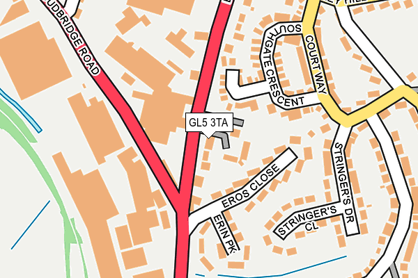 Map of CREATIVE THREAD CIC at local scale