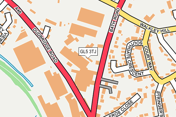 Map of MENINGITIS TRUST TRADING LIMITED at local scale