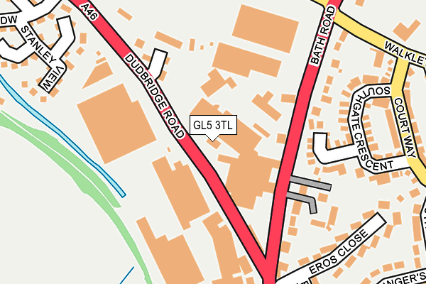 GL5 3TL map - OS OpenMap – Local (Ordnance Survey)
