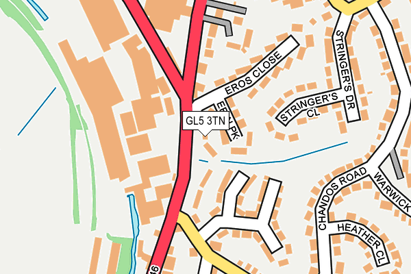 GL5 3TN map - OS OpenMap – Local (Ordnance Survey)