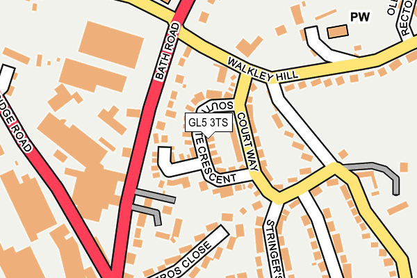 GL5 3TS map - OS OpenMap – Local (Ordnance Survey)