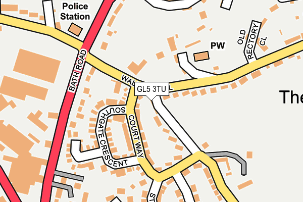GL5 3TU map - OS OpenMap – Local (Ordnance Survey)