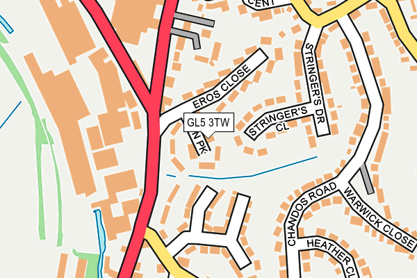 GL5 3TW map - OS OpenMap – Local (Ordnance Survey)