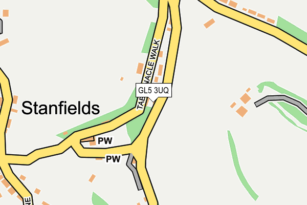 GL5 3UQ map - OS OpenMap – Local (Ordnance Survey)