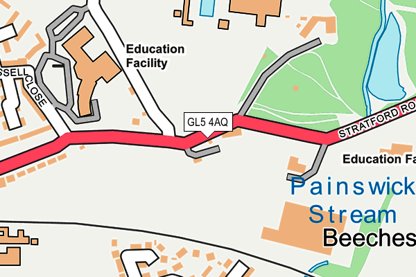 GL5 4AQ map - OS OpenMap – Local (Ordnance Survey)