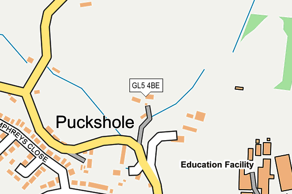 GL5 4BE map - OS OpenMap – Local (Ordnance Survey)