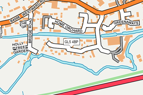 GL5 4BP map - OS OpenMap – Local (Ordnance Survey)