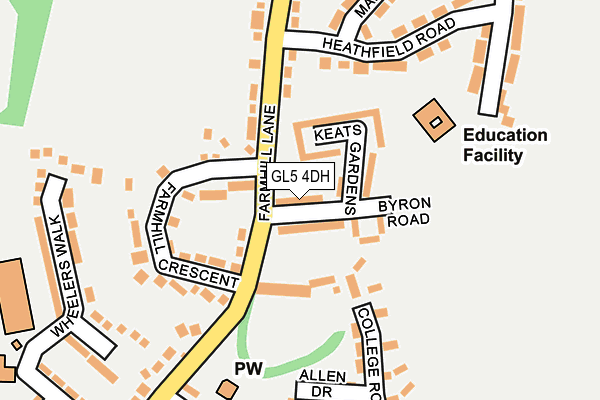 GL5 4DH map - OS OpenMap – Local (Ordnance Survey)