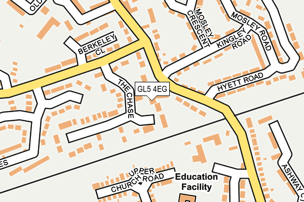 GL5 4EG map - OS OpenMap – Local (Ordnance Survey)