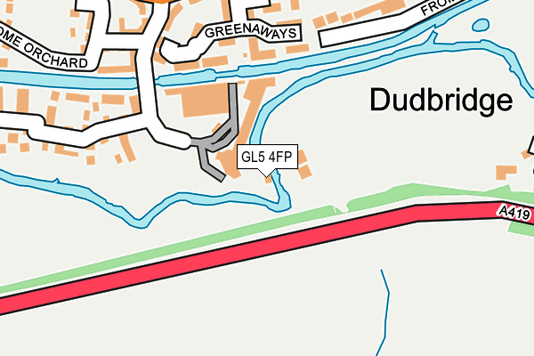 GL5 4FP map - OS OpenMap – Local (Ordnance Survey)