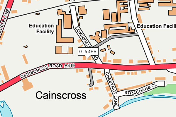 GL5 4HR map - OS OpenMap – Local (Ordnance Survey)