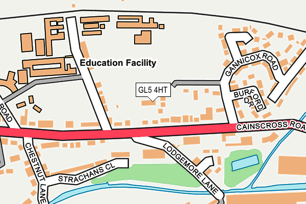 GL5 4HT map - OS OpenMap – Local (Ordnance Survey)
