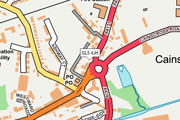 GL5 4JH map - OS OpenMap – Local (Ordnance Survey)