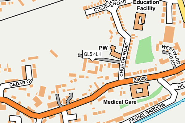 GL5 4LH map - OS OpenMap – Local (Ordnance Survey)