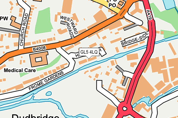 GL5 4LQ map - OS OpenMap – Local (Ordnance Survey)