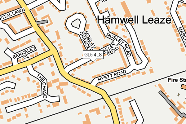 GL5 4LS map - OS OpenMap – Local (Ordnance Survey)