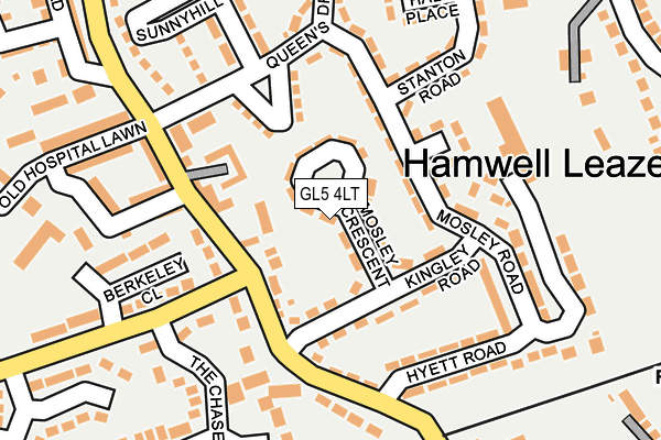 GL5 4LT map - OS OpenMap – Local (Ordnance Survey)