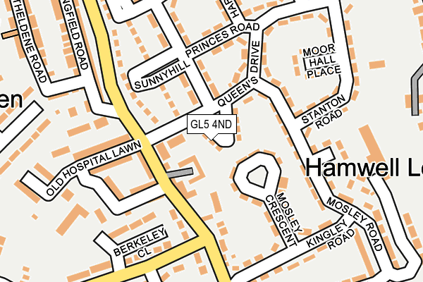 GL5 4ND map - OS OpenMap – Local (Ordnance Survey)