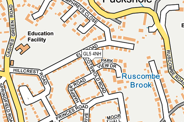 GL5 4NH map - OS OpenMap – Local (Ordnance Survey)