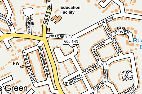 GL5 4NN map - OS OpenMap – Local (Ordnance Survey)