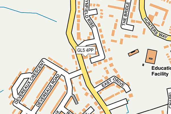 GL5 4PP map - OS OpenMap – Local (Ordnance Survey)