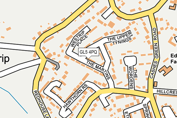 GL5 4PQ map - OS OpenMap – Local (Ordnance Survey)