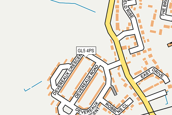 GL5 4PS map - OS OpenMap – Local (Ordnance Survey)